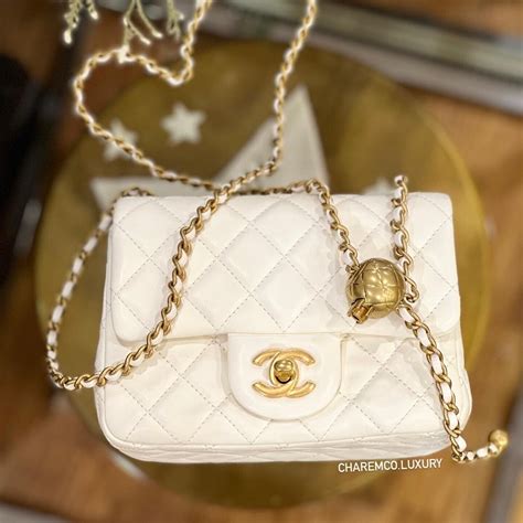 small white chanel bag|vintage chanel mini flap bag.